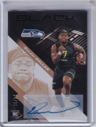 2020 Panini Black Seattle Seahawks DeeJay Dallas Rookie Autographs Copperパラレル版 24/25