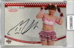 2014 BBM 女子プロレスカード TRUE HEART 直筆サインカード / ラビット美兎 【30/90】