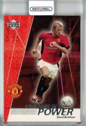 2002 Upper Deck Manchester United David Beckham Premier Power #47 Manchester United