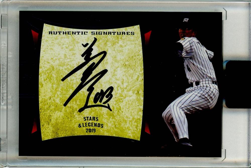 1/1 イチロー 2019直筆サインカード The National 1/1 イチロー 2019直筆サインカード The National