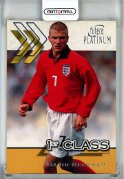 2001 Futera Platinum David Beckham 1st Class #3 Manchester United