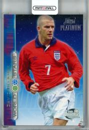 2001 Futera Platinum David Beckham #47 Manchester United