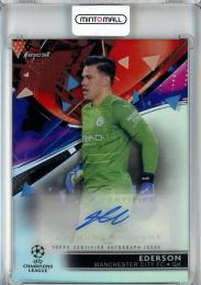 2021-22 Topps Finest UEFA Champions League Ederson Base Autographs/#BA-E Manchester City