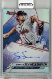 2025 Topps Bowman's Best Spencer Schwellenbach Best of '25 Autographs Refractors RC #B25SS