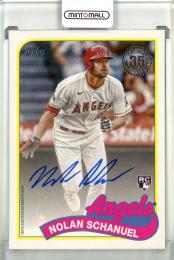 2024 Topps Nolan Schanuel 1989 Topps Autographs Los Angeles Angels