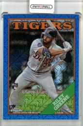 2023 Topps Update Riley Greene 1988 Topps Silver Pack Chrome Blue Refractors【027/150】 Detroit Tigers