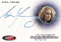 2012 RITTENHOUSE James Bond 50th Anniversary Sries Two 40th Anniversary Style Autograph / Nina Young
