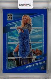 2022 Panini Chronicles WWE  Charlotte Flair Donruss Optic Blue #361 91/99