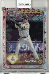 2024 Topps NPB Chrome 廣瀨隆太 Cherry Blossoms Refractors【07/15】《初期傷あり》 福岡ソフトバンクホークス