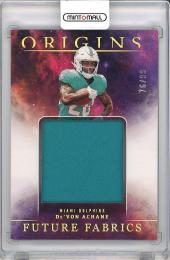 【表面左上微ヘコミあり】2023 PANINI Origins De'Von Achane Memorabilia【76/99】