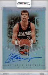 2020-21 PANINI Noir Arvydas Sabonis Spectra Hall of Fame Signature No.SH-ARV