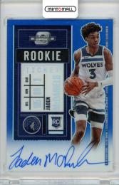2020-21 PANINI Contenders Optic Jaden McDaniels Rookie Ticket Blue 99枚限定 /36