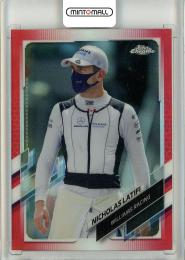 2021 TOPPS Chrome Formula 1  Nicholas Latifi Red Refractor #42 3/5