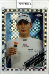 2021 TOPPS Chrome Formula 1  George Russell Checker Flag #35