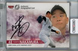 BBM 千葉ロッテマリーンズ 2023  中村稔弥 直筆サインカード 18/59