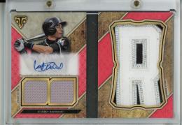 2017 Topps Triple Threads Ichiro Letter Plus Relic Autographs Ruby #LPARICH【1/1】 Miami Marlins