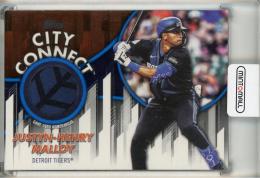 2026 Topps Justyn-Henry Malloy City Connect Swatches Blue #CCJMM【061/150】 Detroit Tigers