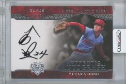 2024 EPOCH 日本プロ野球OBクラブ-CAREER ACHIEVEMENTS- / 大野豊(広島東洋カープ) 銀箔版AUTHENTIC AUTOGRAPH直筆サインカード 【24/48】