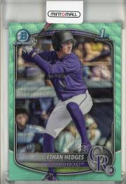 2025 Bowman Chrome Draft Ethan Hedges Aqua Wave Refractors #BDC148【011/125】 Colorado Rockies