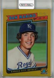 2025 Bowman Chrome Draft  Dan Marino Dream Draft Pick Gold Refractors #79DDM【06/50】 Kansas City Royals