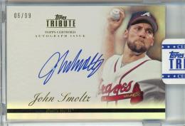 2012 Topps Tribute John Smoltz Autographs #TAJS【06/99】 Atlanta Braves