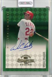 1998 Donruss Will Clark Signature Millennium Marks Texas Rangers