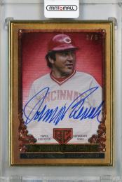 2023 Topps Gilded Collection Johnny Bench Gallery of Gold Autographs Ruby #GOG-JB【3/5】 Cincinnati Reds