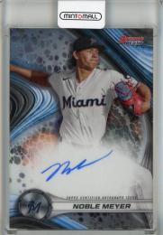 2024 Bowman's Best Noble Meyer Best of '24 Autographs #B24NM Miami Marlins