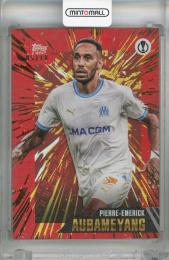2023-24 Topps Gold UEFA Club Competitions Pierre-Emerick Aubameyang Red 【05/10】 Olympique de Marseille