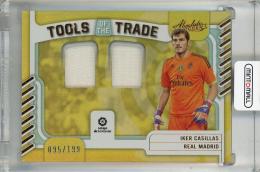 2022-23 Panini Chronicles Iker Casillas Absolute Tools of the Trade La Liga #19 ※傷あり【095/199】 Real Madrid