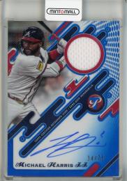 2025 Topps Pristine Michael Harris II Pristine Pieces Autograph Relics Blue Refractors #PPARMH【34/75】 Atlanta Braves