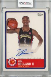 2023 Topps Chrome McDonald’s All-American Ron Holland II Paper At Event / Gameday Autographs #PA-RH ※裏面へこみあり WEST
