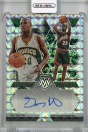 2022-23 Panini Mosaic Gary Payton Collage Autographs Mosaic #6 Seattle Supersonics