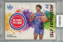 2023-24 Panini Court Kings Ausar Thompson Self Expression Ruby #22 RC【013/149】 Detroit Pistons