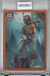 2023 Topps Chrome Star Wars Galaxy  Bounty Acquired Base/Orange/#72 16/25