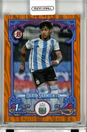 2023 Topps Team Set Argentina Fileteado Premium  Dario Sarmiento #39 1st Bowman Orange Tango Parallel 08/25