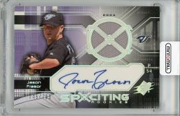 2004 UPPER DECK SPX  Jason Frasor Autograph & Game Used Jersey 745/799