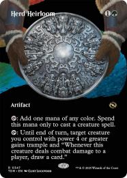 【TDM】【ENG】【Foil】《群れの家宝/Herd Heirloom》ボーダーレス版