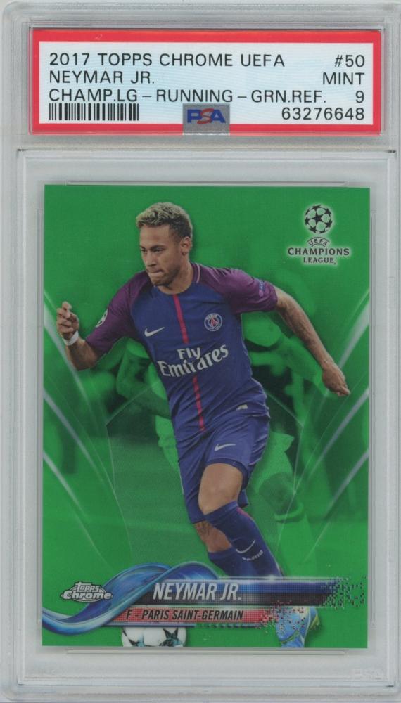 ネイマール、サインカード、NEYMAR JR ネイマール サイン1of1 Leaf Auto 1/1 Neymar Jr. - メルカリ