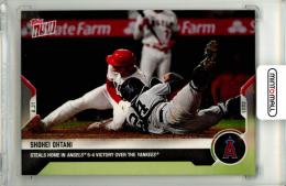 2021 Topps Now Shohei Ohtani #739 Steals Home In Angels 6-4 Victory Over The Yankees Angels