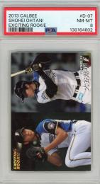 2013 カルビー	大谷翔平	Exciting Rookie	PSA8