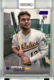 2023 Topps Stadium Club  Jordan Diaz #152 RC Purple Foil Parallel 68/75
