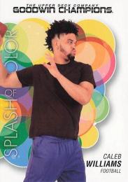 2023 Upper Deck Goodwin Champions #105 Caleb Williams レギュラーカード SPLASH OF COLOR