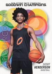 2023 Upper Deck Goodwin Champions #110 Scoot Henderson レギュラーカード SPLASH OF COLOR