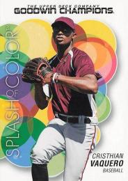 2023 Upper Deck Goodwin Champions #121 Cristhian Vaquero レギュラーカード SPLASH OF COLOR