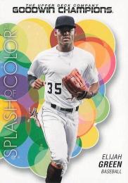 2023 Upper Deck Goodwin Champions #129 Elijah Green レギュラーカード SPLASH OF COLOR