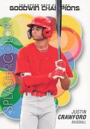 2023 Upper Deck Goodwin Champions #132 Justin Crawford レギュラーカード SPLASH OF COLOR