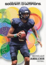 2023 Upper Deck Goodwin Champions #144 Nicholaus Iamaleava レギュラーカード SPLASH OF COLOR