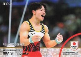 2024 EPOCH TEAM JAPAN PARIS MEDALISTS COLLECTION #8 岡慎之助(体操/男子団体総合) レギュラーカード