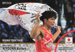 2024 EPOCH TEAM JAPAN PARIS MEDALISTS COLLECTION #13 清岡幸大郎(レスリング/男子フリースタイル65kg級) レギュラーカード